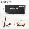 WAYPLUS Kick Scooter 6 Yaş ve Üzeri Kırmızı