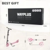 WAYPLUS Kick Scooter 6 Yaş ve Üzeri Pink