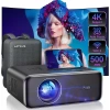 WiMiUS P62 1080P Dış Mekan Film Projektörü - WiFi 6 Bluetooth 5.2 - 4K