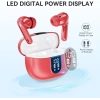 Wireless Earbuds Bluetooth 5.3 Kulaklık Red