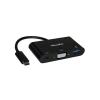 Xtrempro 41135 3-in-1 USB Type-C to VGA USB 3.0 Çoğaltıcı Siyah