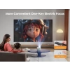 YABER 18000 Lümen 1080P Dış Mekan Projektörü Beyaz