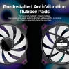 Zalman (3lü Set) 120mm Rainbow Rgb Kasa Fanı 12cm