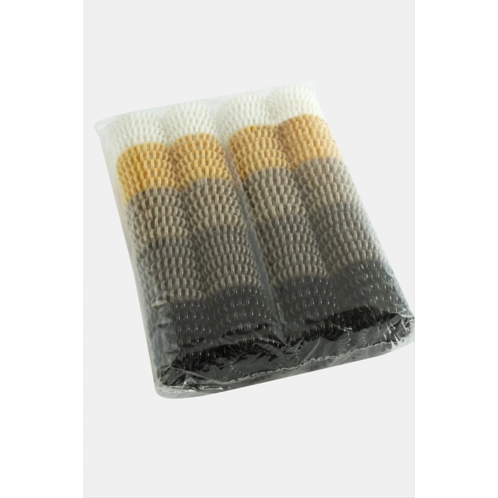 100 Adet Renkli Makarna Lastik Toka