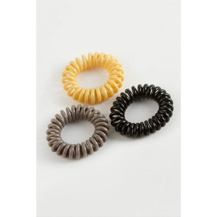 100 Adet Renkli Makarna Lastik Toka