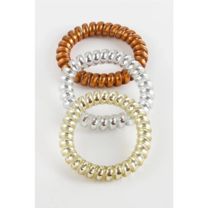 100 Adet Renkli Makarna Lastik Toka