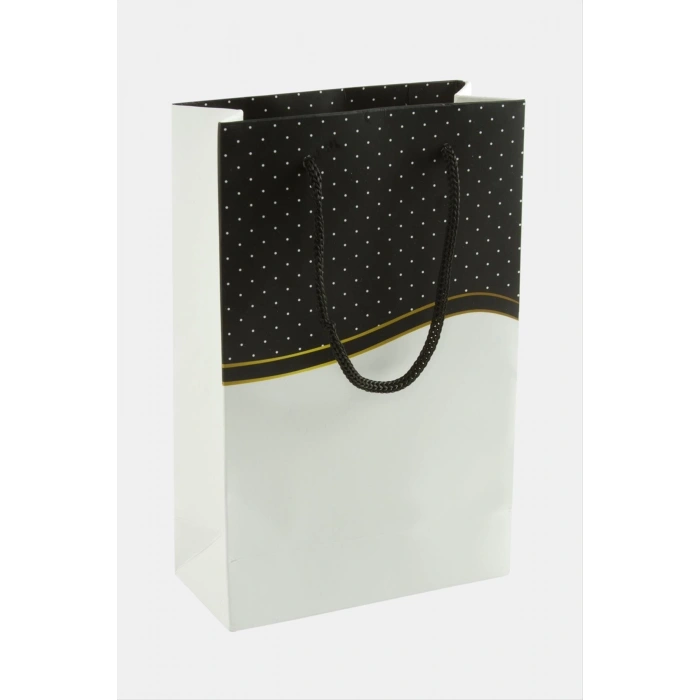 11*17 Benekli İpli Karton Çanta 1 Adet