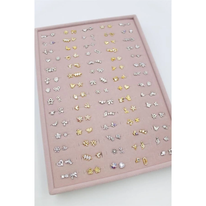 140lı Standlı Tragus Küpe - ÇOK RENKLİ