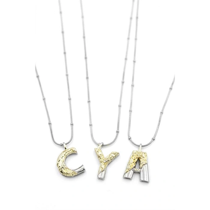 24lü Harf Kolye - Gümüş