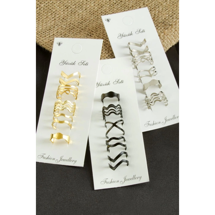 5 Adet Eklem Yüzük