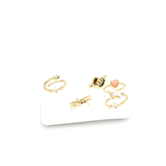 5li Set Yüzük - Altın