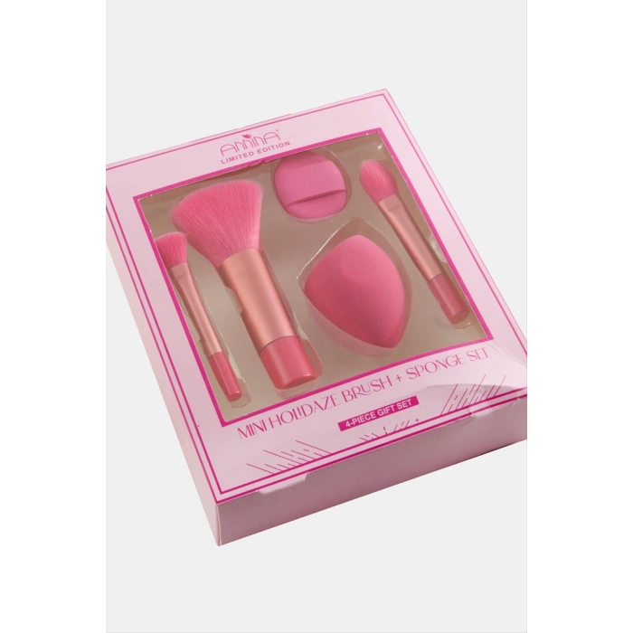 5 Parça Makyaj Fırça ve Sünger Seti