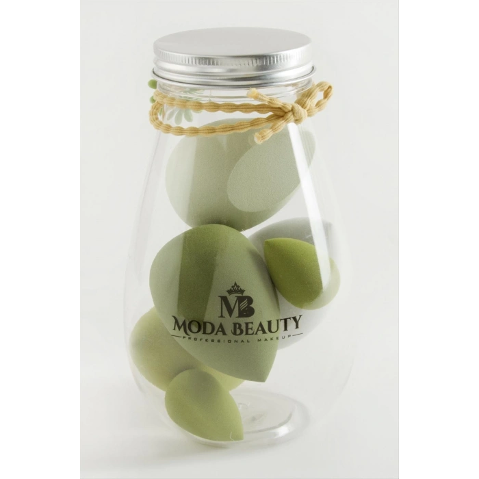 6 Adet Oval Şişeli Makyaj Süngeri