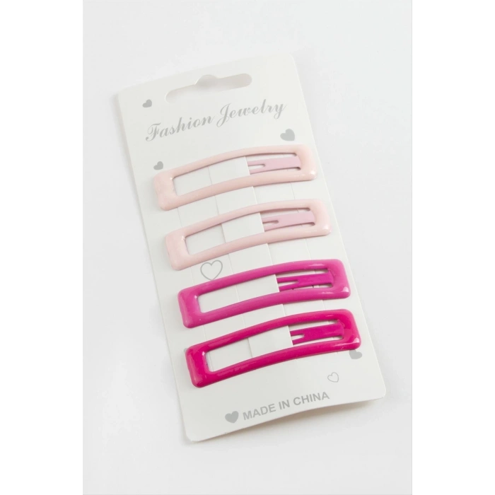 6 cm Dikdörtgen Çıtçıtlı Toka 4 Adet