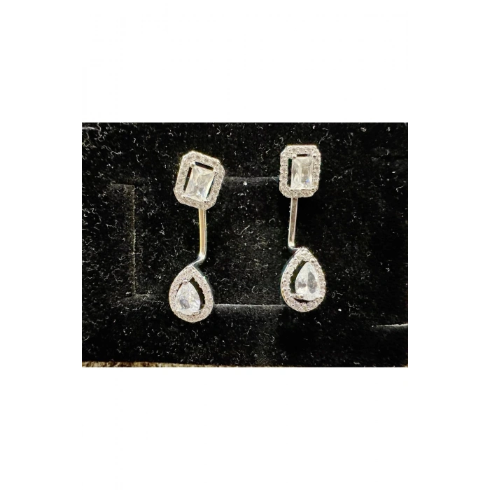 Baget ve Damla Taşlı Sallantılı Küpe, Tasarım Küpe