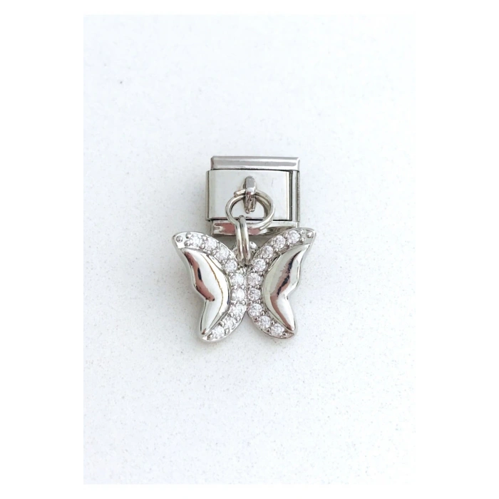 Figürlü 9 Mm Paslanmaz Çelik Italyan Bileklik Charmı