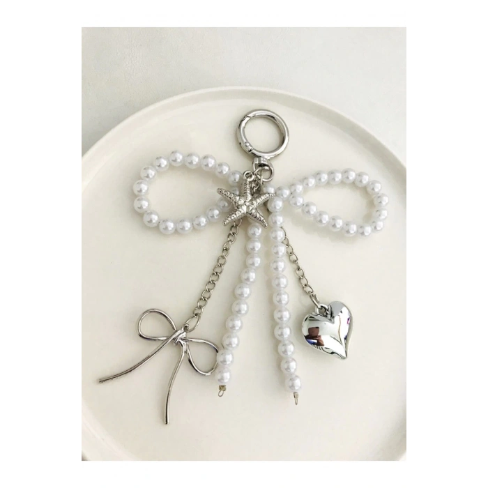 Fiyonk Charmlı Çanta Süsü