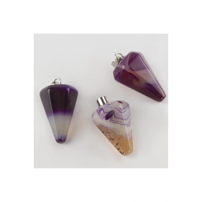 Akik Pandül Doğaltaş Kolye Ucu