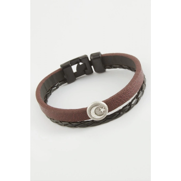 Ay Yıldız Kaliteli Suni Deri Bileklik