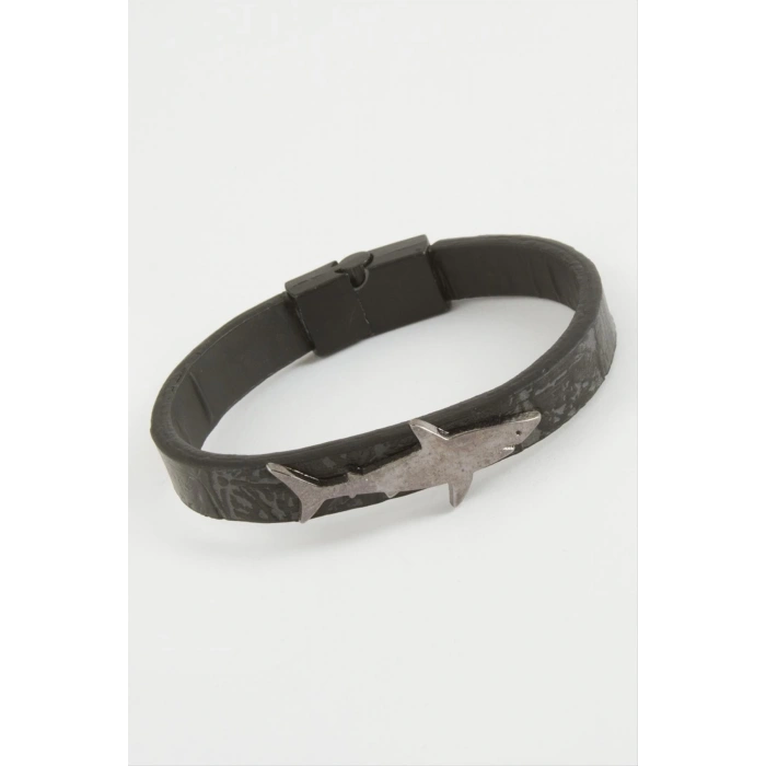 Balık Kaliteli Mıknatıslı Suni Deri Bileklik