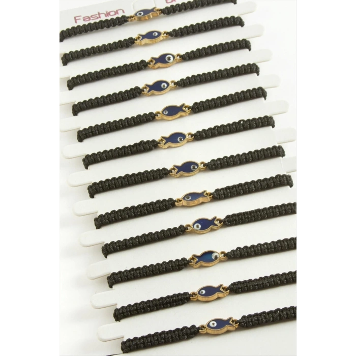 Balık Makrome Örgülü Bileklik