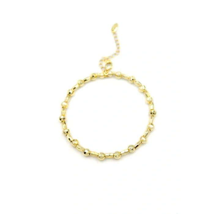 Boncuk Dorika Bilezik - Altın