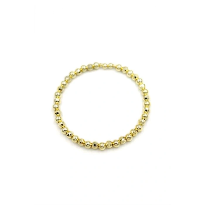 Boncuklu Dorika Bilezik - Altın