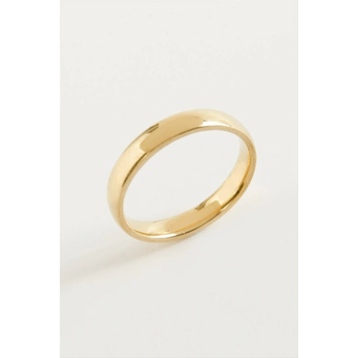 Çelik Alyans Yüzük 4 mm