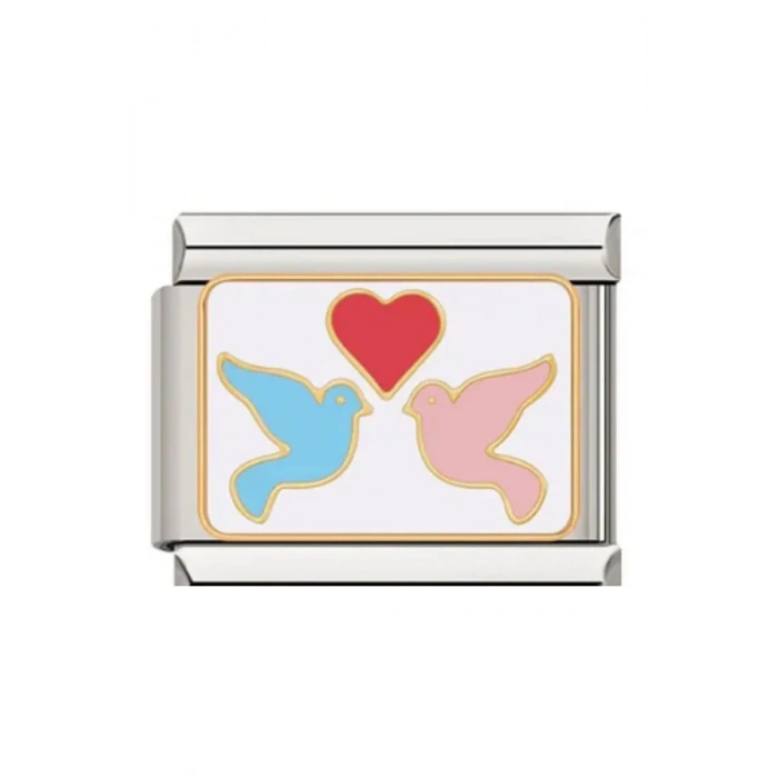 Çelik İtalyan Charm Bileklik Charmı