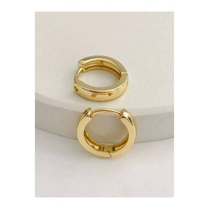 Çelik Minimal Halka Küpe