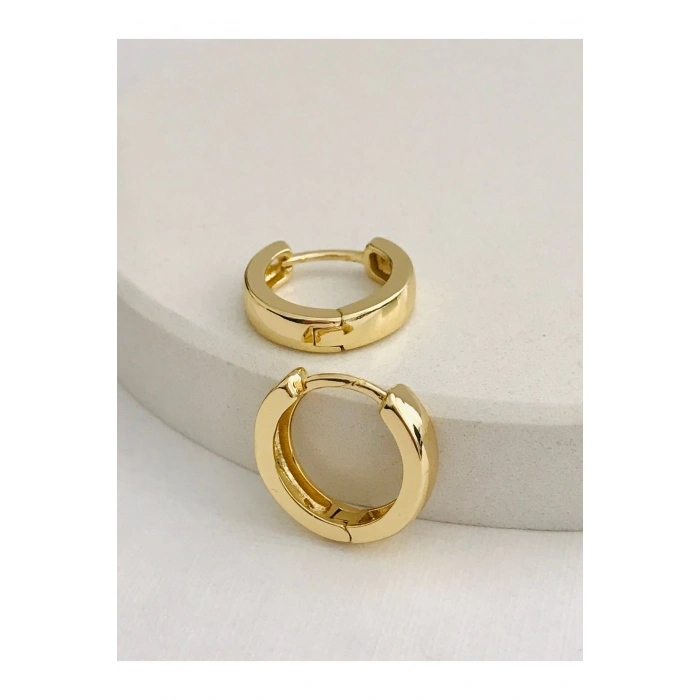 Çelik Minimal Halka Küpe