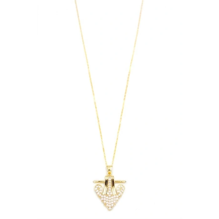 Çelik Serenay Kolye - Altın