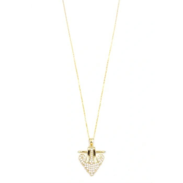 Çelik Serenay Kolye - Altın