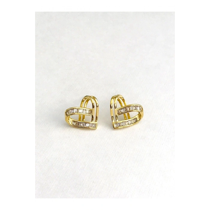 ÇelikMinimal Kalp Küpe