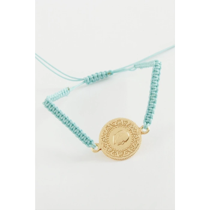 Çeyrek Makrome Örgülü Bileklik