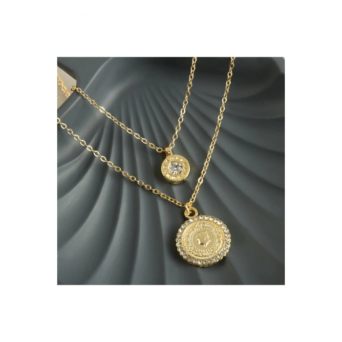 Çeyrek Yeni Sezon İkili Kolye