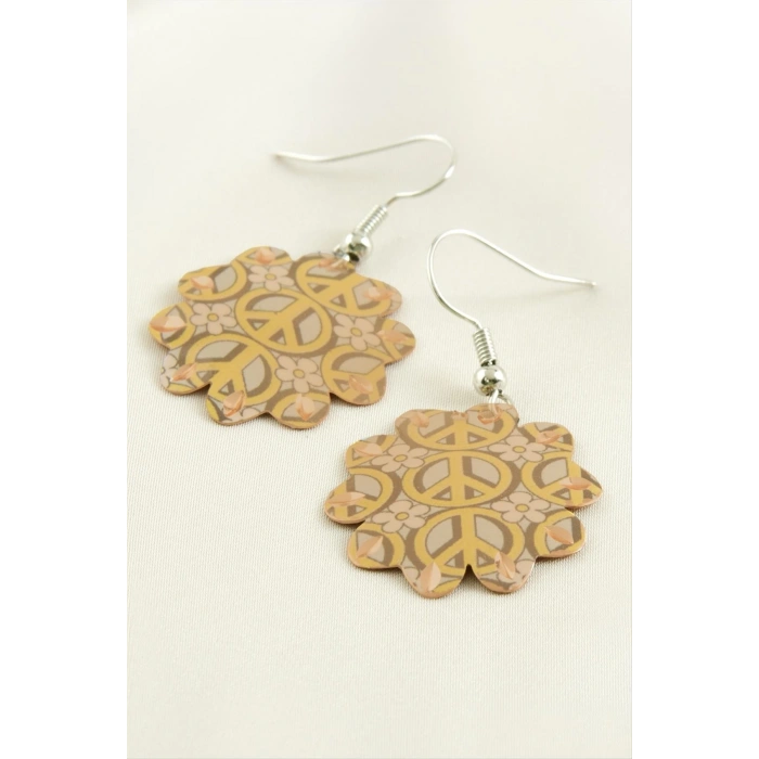 Çiçek Bakır Küpe