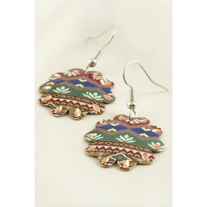 Çiçek Bakır Küpe