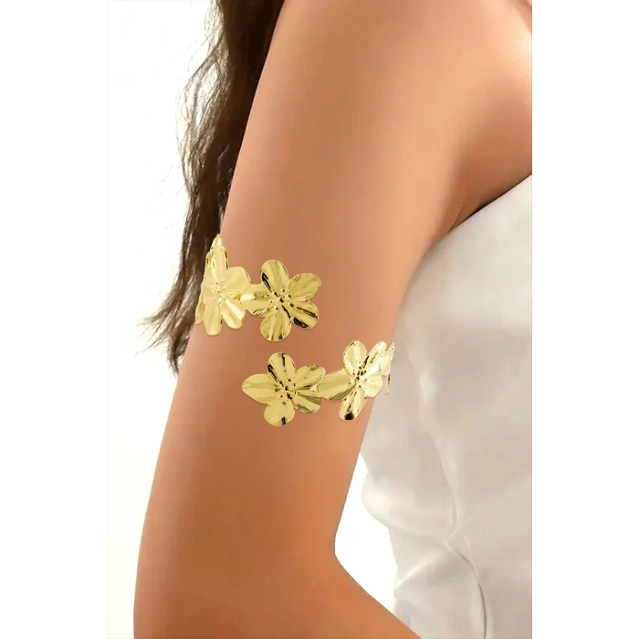 Çiçek Figürlü Üst Kol Pazu Bilekliği