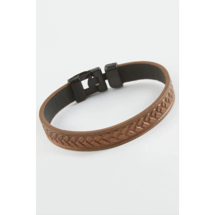 Çiçek Kaliteli Suni Deri Bileklik