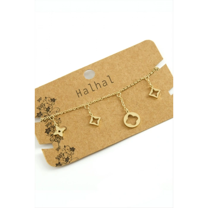 Çiçek Lüks Çelik Halhal