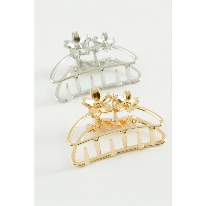 Çiçek Metal Mandal Toka 4 cm