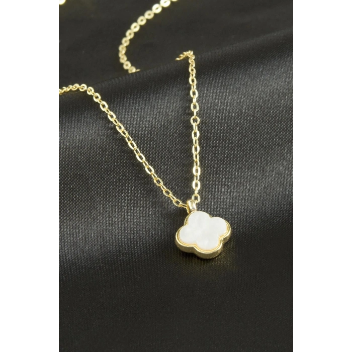 Çiçek Polyester Kolye