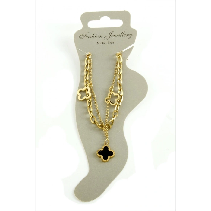 Çiçek Sedef Lüks Çelik Halhal