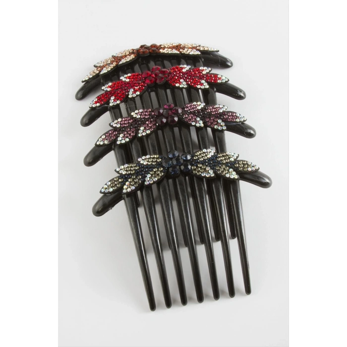 Çiçek Taraklı Yan Toka 8 cm