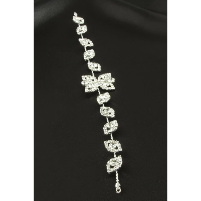 Çiçek Taşlı Saç Aksesuarı