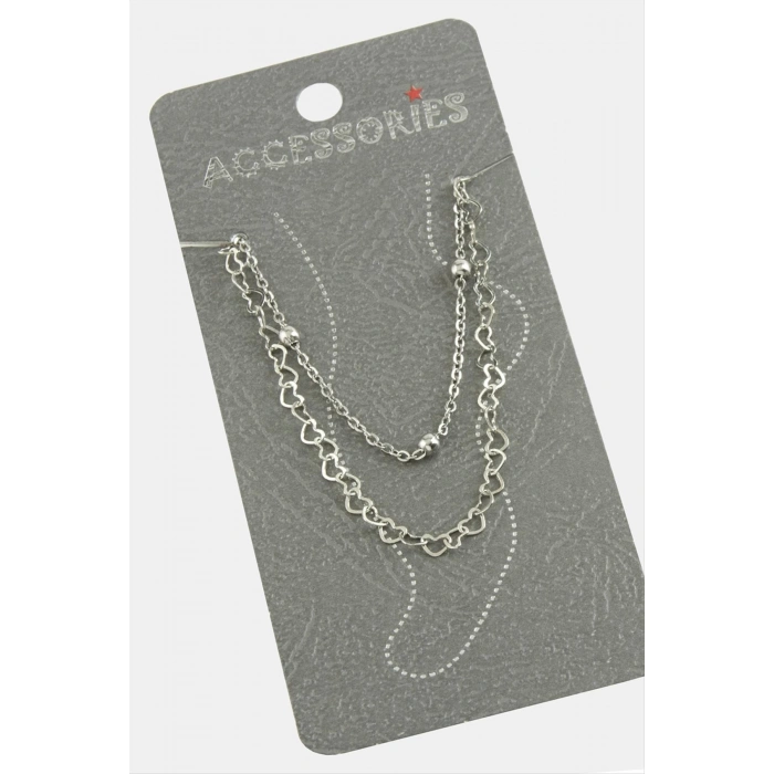 Çift Zincirli Çelik Halhal