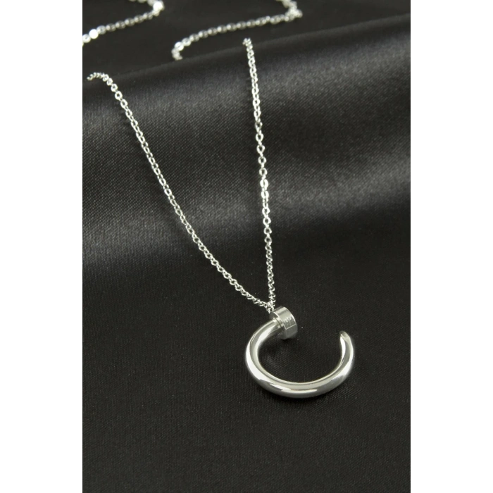 Çivi Lüks Çelik Kolye