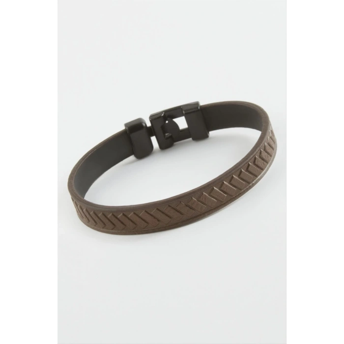 Çizgili Kaliteli Suni Deri Bileklik