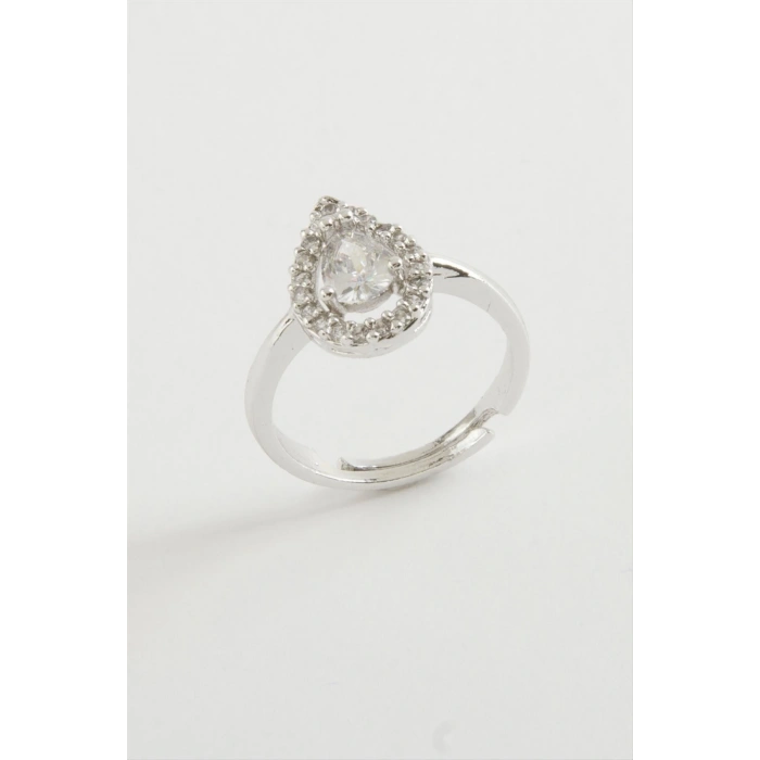 Damla Zirkon Taşlı Yüzük